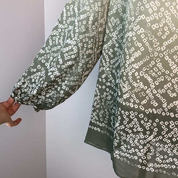 NWOT Vince Camuto Green Ombre Blouse size 2X - Picture 5 of 13